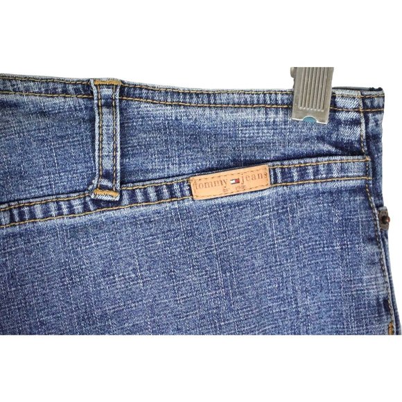 Tommy Hilfiger Jeans Juniors Size 9 LUY LUY Stretch Flare 2004 Bare Back Blue De - Picture 6 of 11